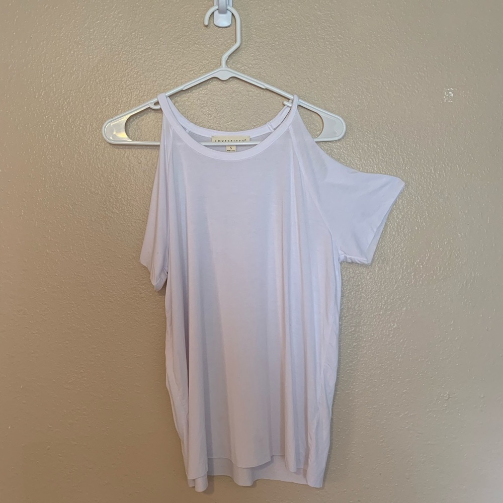 White off the shower t
